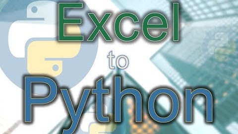 Excel to Python 03: Pandas - Creating and Indexing pandas DataFrames
