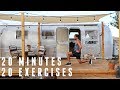 Full Body Fat Burning Workout | 20 Minutes 20 Exercises | The Body Coach