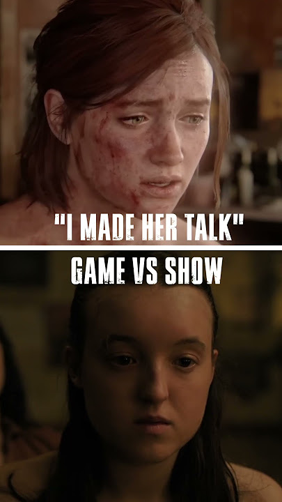 TLOU 'I Made Her Talk' | GAME VS SHOW #thelastofus #tlou #thelastofuspartii #tlou2 #hbo #gaming