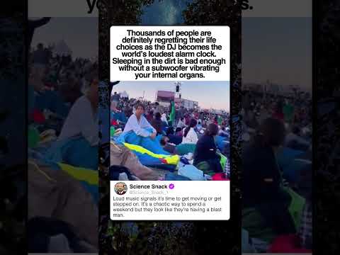 FESTIVAL ALARM CLOCK WAKES THOUSANDS