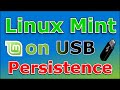 Install Linux Mint live on a USB key with persistence fast and easy