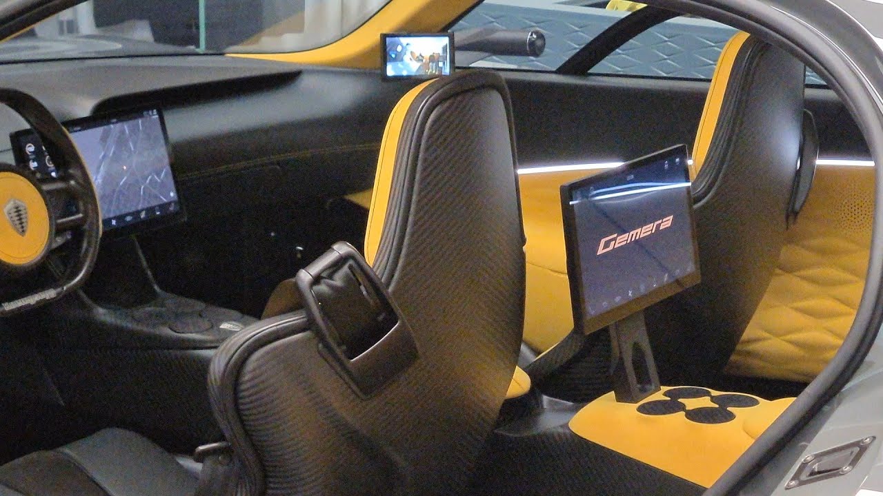 [8k] Koenigsegg Gemera door OPEN in superresolution YouTube