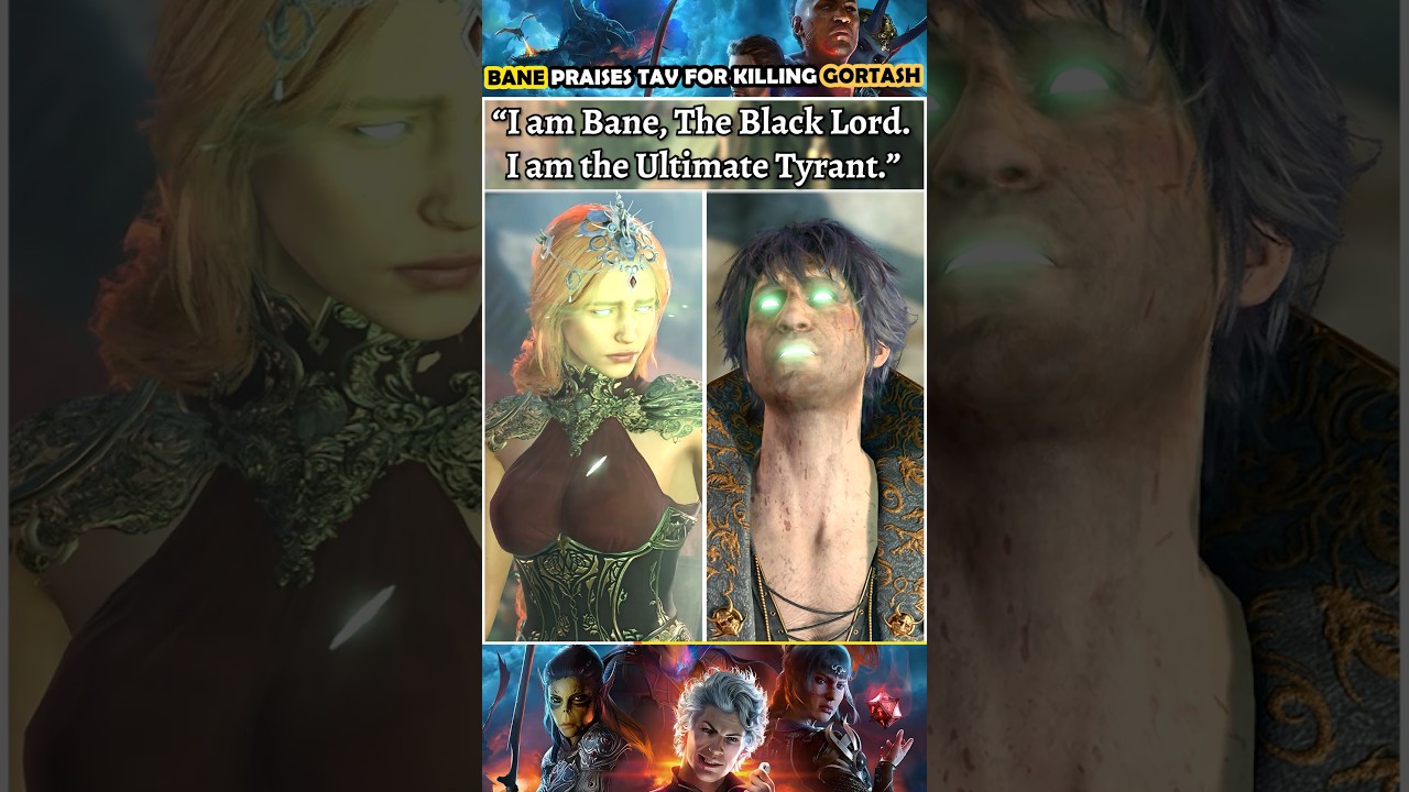 Bane thanked Tav for killing Gortash | Baldur's Gate 3