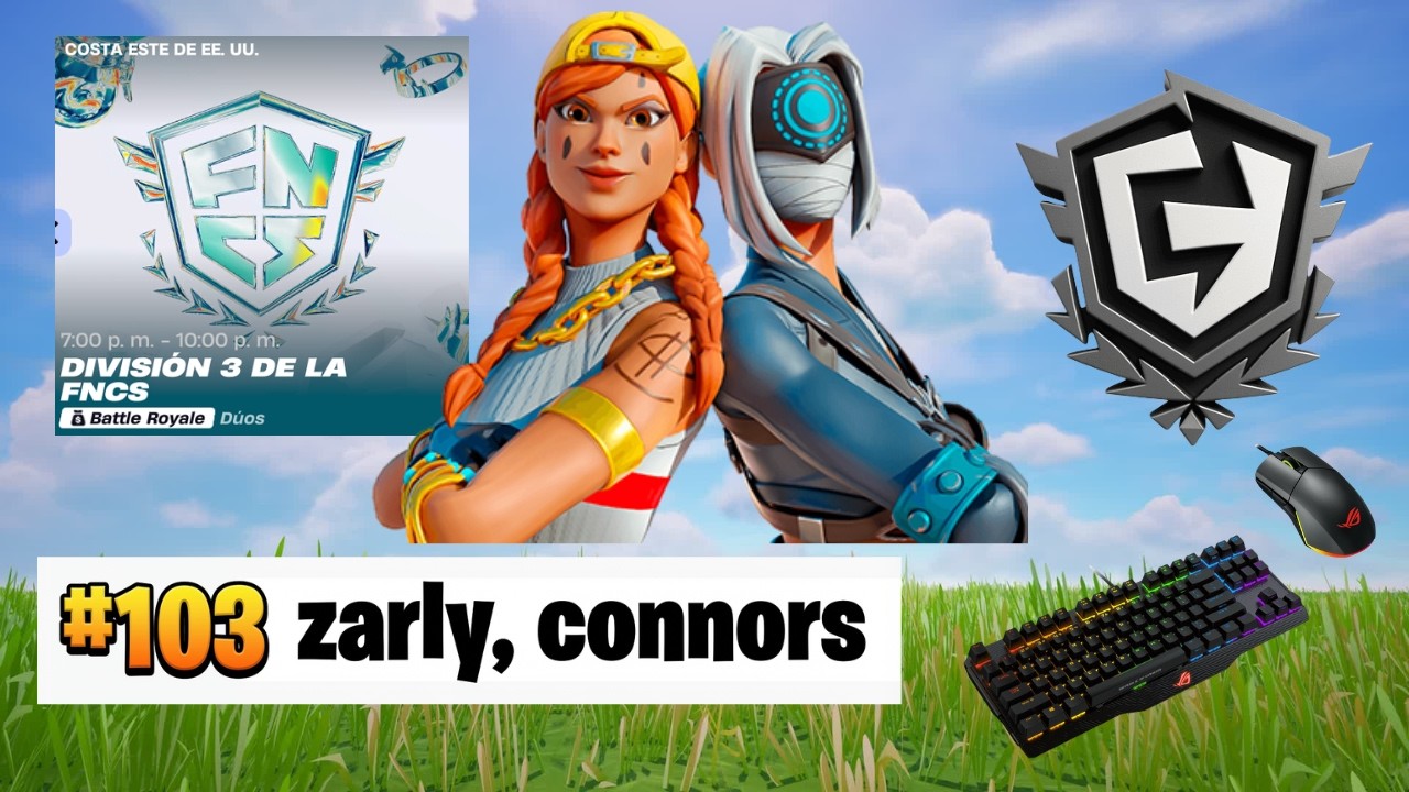 Asi fue como CASI clasifique a division 2 en FNCS!! (primer torneo en teclado)