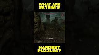 What are Skyrim's HARDEST Puzzles? 🧩 #shorts