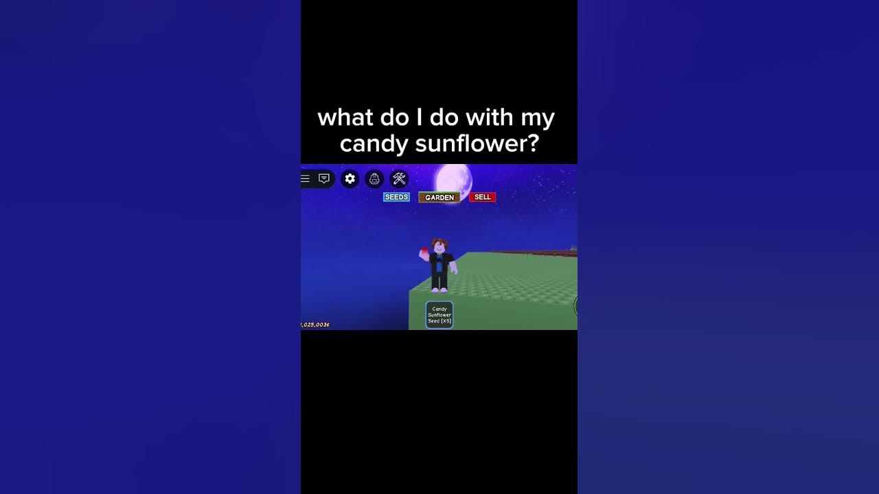 I Have the Rare Candy Sunflower Seed! Grow a Garden Roblox #growagarden #roblox #crazy #subscribe
