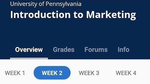Introduction to marketing Coursera week 2 quiz answers | Introduction to marketing quiz solutions