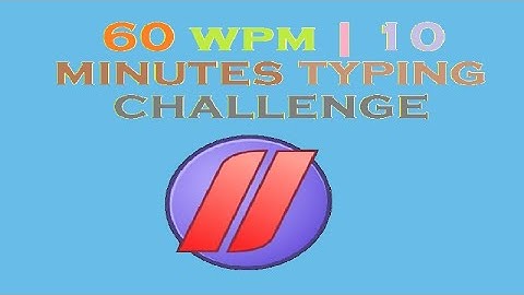 Typing Master | 10 minute typing test