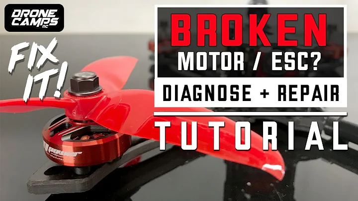 FPV QUAD - BROKEN Motor not spinning or Esc? | DIAGNOSE & REPAIR TUTORIAL