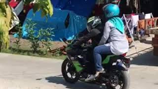 Ngebonceng #kawasaki ninja 250 fi