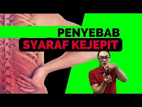 syaraf kejepit di tulang belakang akibat suka olahraga cardio dan sit up yang ga bener. kamu harus t. 