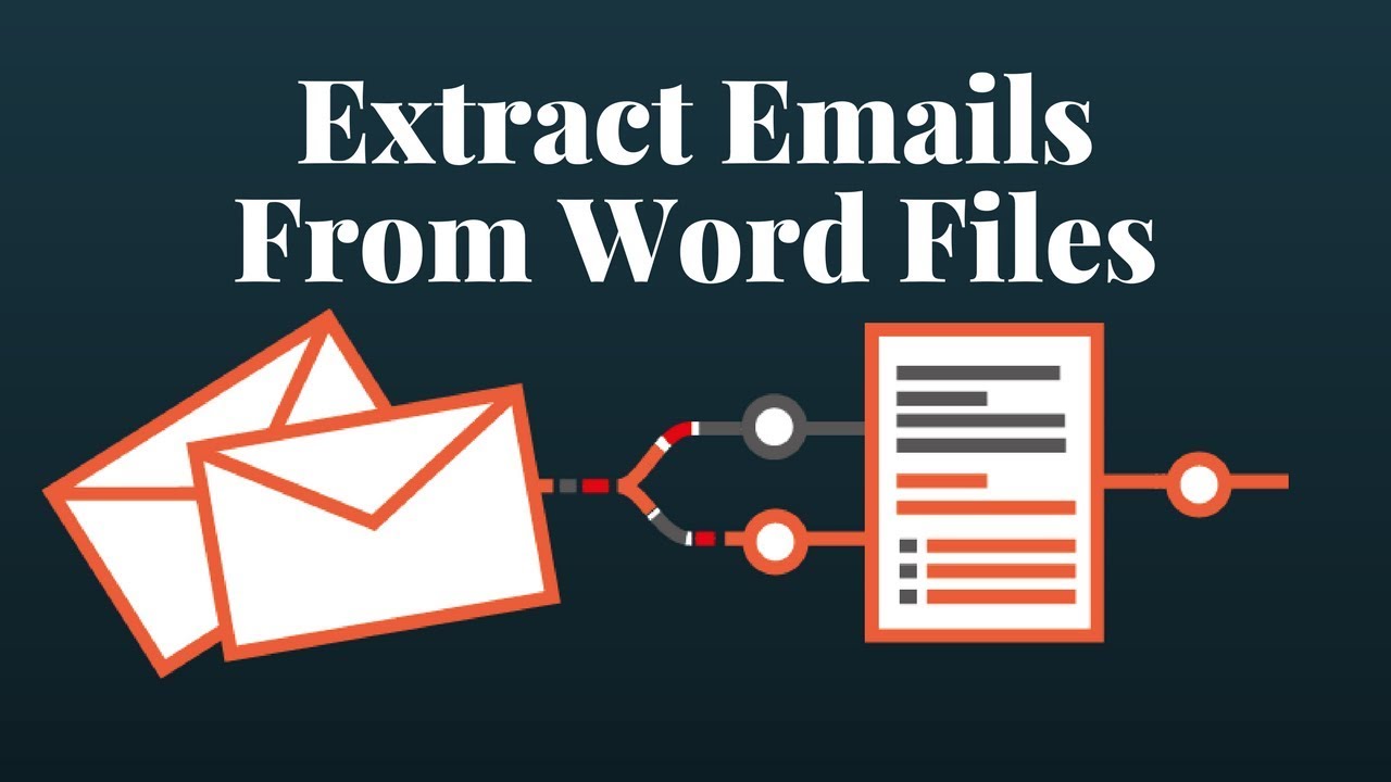How to Extract Emails From Word Files
