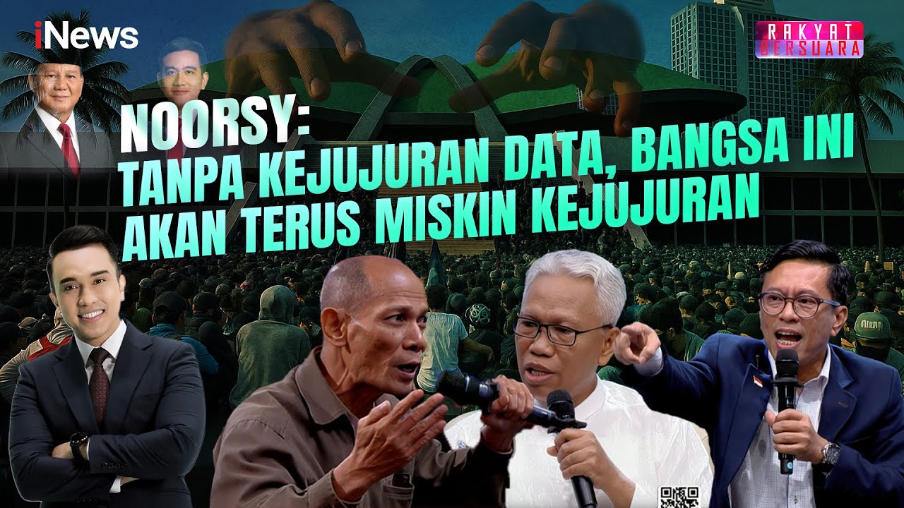 Perbaiki Anggaran ke Rakyat, Noorsy: Mari Hapus Tudingan Negatif, Tegakkan Hukum Secara Fair