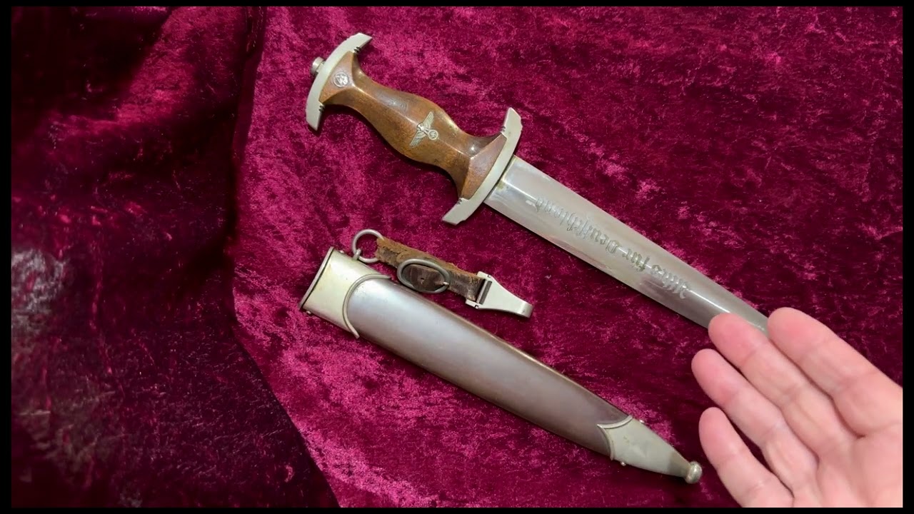 WW2 German Dagger - 1933 SA Dagger in Superb Condition. 