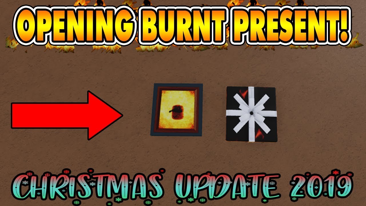 Opening The Burnt Gift Early Gift Reveal 2019 Christmas Update - christmas presents tycoon roblox