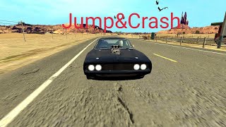 Fast&Furious 1970 Dodge Charger JUMP & CRASH Part-1.||ANDROID SIMULATOR|| screenshot 4
