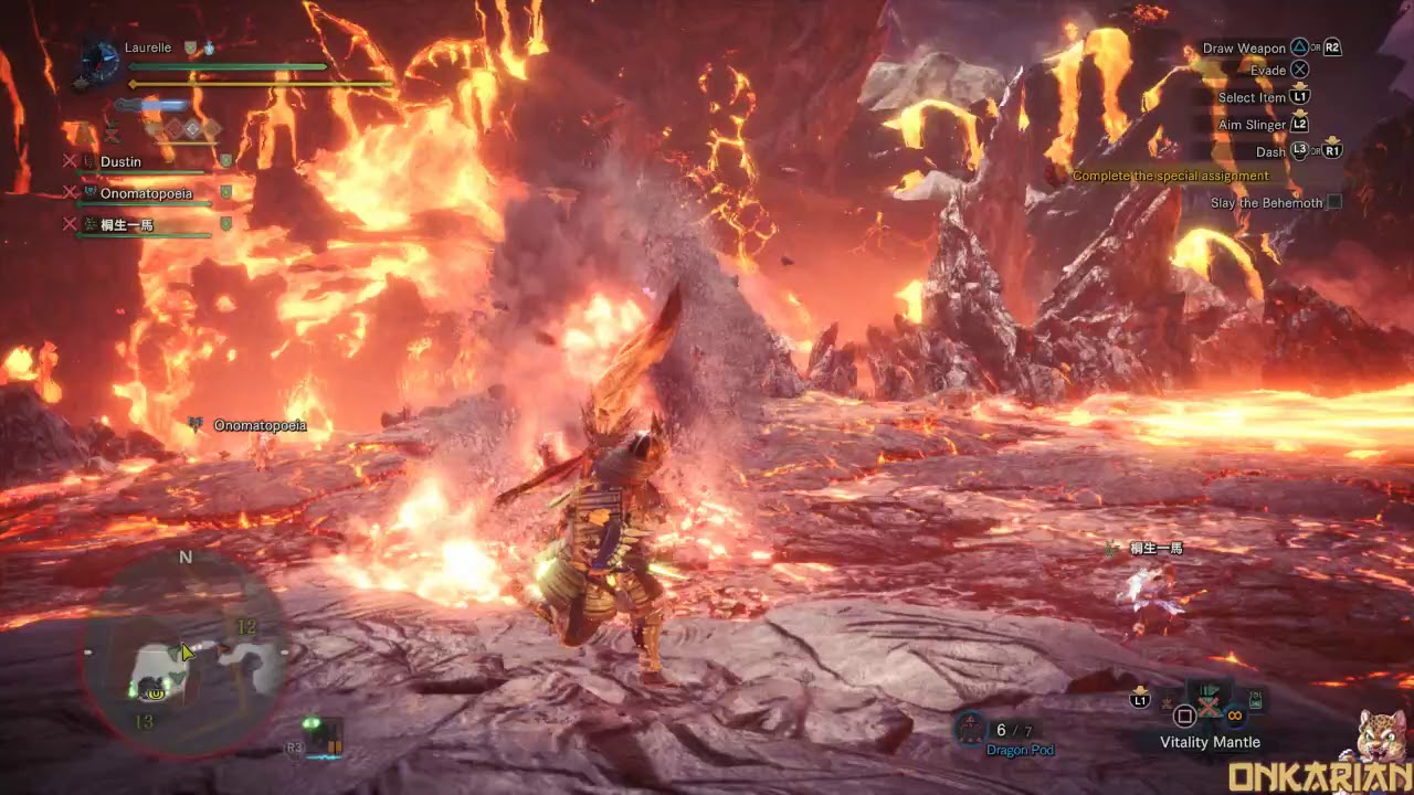 Monster Hunter: World - He Taketh With His Eyes (Behemoth, 4P) [] - Youtube