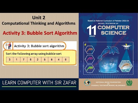Step-by-Step Bubble Sort: Activity 3 | Computation Thinking & Algorithms | Grade 11 Computer Science