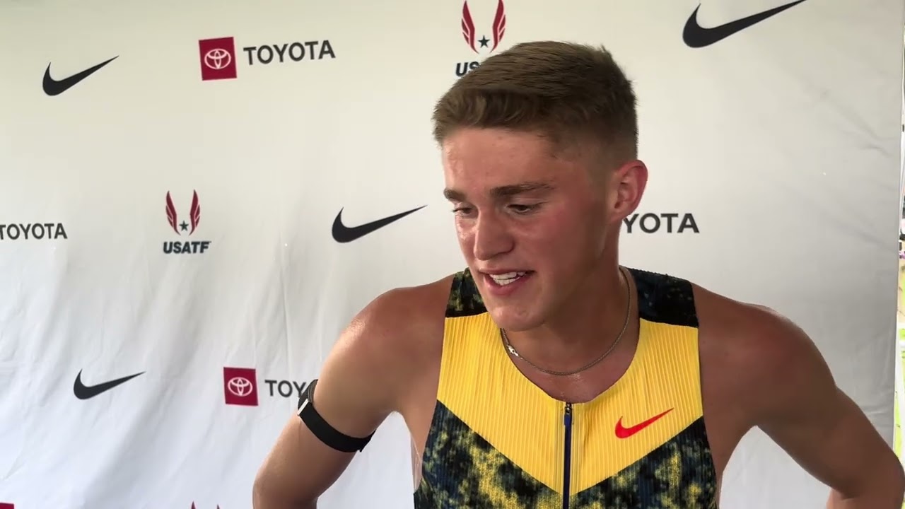 Cooper Lutkenhaus Explains Race Strategy + Reacts to Brandon Miller Pulling Out of 800m at USAs