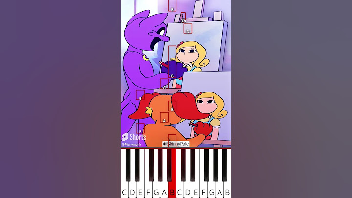 Best Painting Challenge: CatNap x DogDay (@SkinnyPale) Poppy Playtime 3 - Octave Piano Tutorial