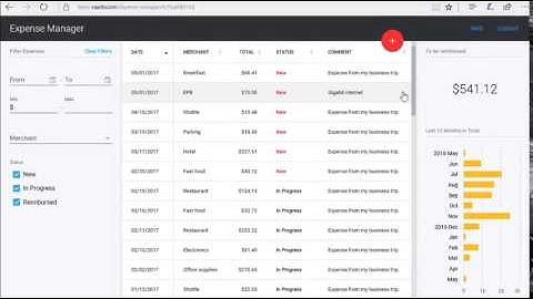 Expense Manager (peek) - a PWA Demo from Vaadin