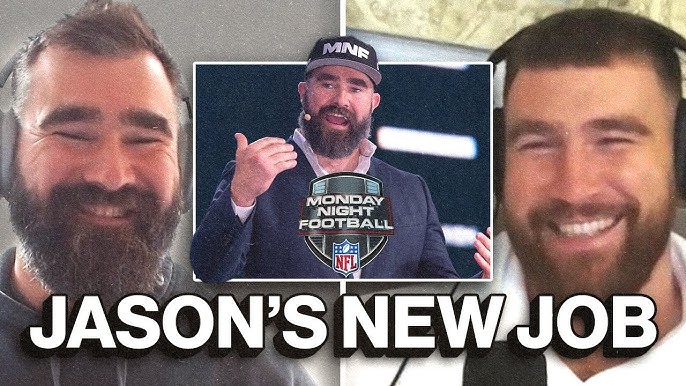 Jason Kelce on new role with ESPN's Monday Night Football and if he'll be  tougher on Travis - YouTube