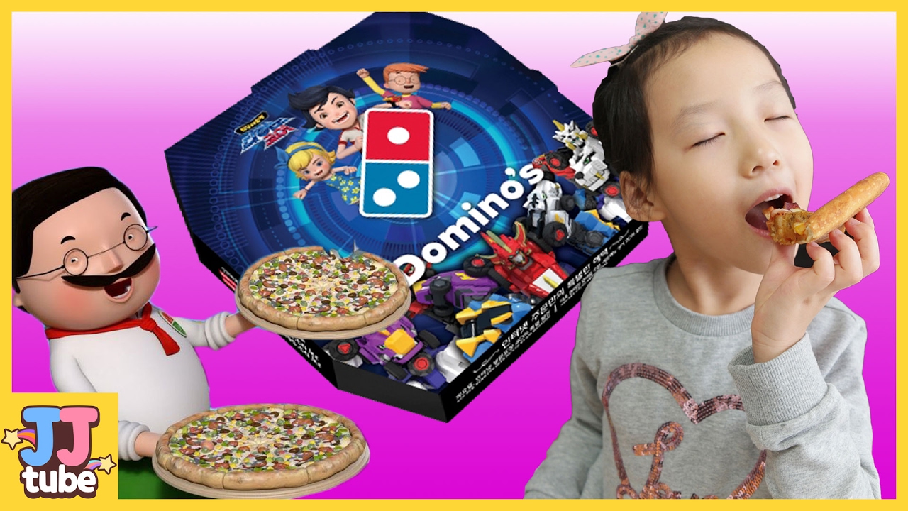 Domino пицца Dinocore специальный комплект съедено! Специальный диск Tirano Атакующий [JJ tube]