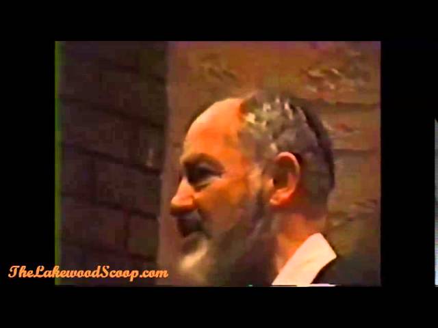 TLS EXCLUSIVE Rabbi Meir Kahane in Lakewood NJ Days before Assassination