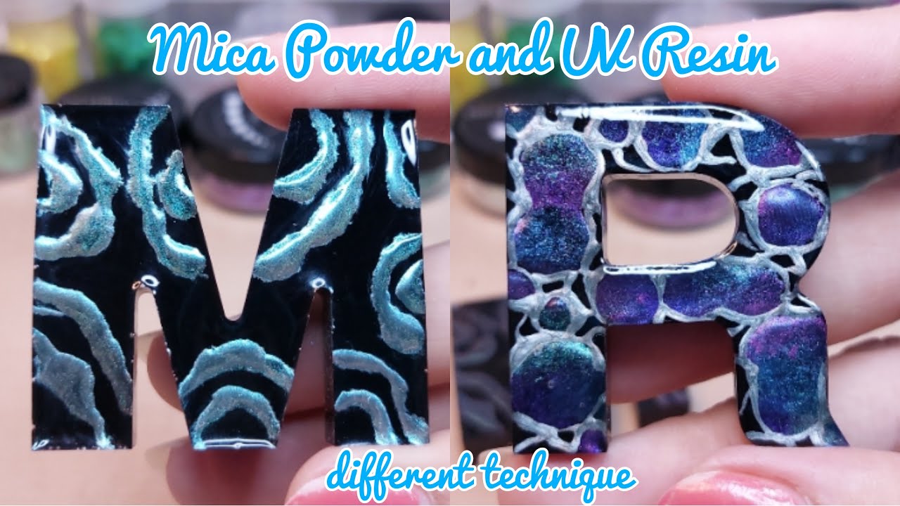 new way to use Mica Pigment and Uv Resin on your resin projects • resin