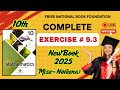 Class 10 Maths Chapter 9 Exercise 9.3 - New book NBF - chords and arcs of circle - ex 9.3 class 10