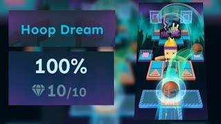 Rolling Sky Bonus lv.10 Hoop Dream 100% Clear - All Gems | SHA screenshot 3