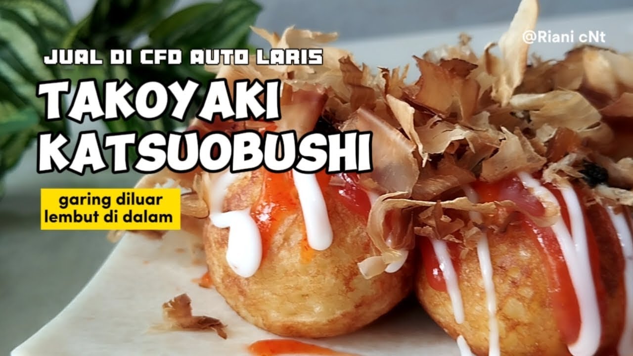 RESEP TAKOYAKI LEMBUT DAN KOPONG!! jualan di cfd auto laris
