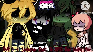 FNAF 1 + Springtrap React To Friday Night Funkin' DDTO Bad Ending Mod || Gacha Club