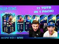 MY INSANE 11 TOTS PLAYERS IN 1 PACK! 29TH IN THE WORLD FUT CHAMPIONS REWARDS! FIFA 21 ULTIMATE TEAM!