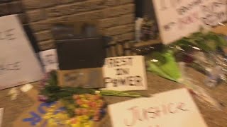 George Floyd memorial in Minneapolis continues to grow