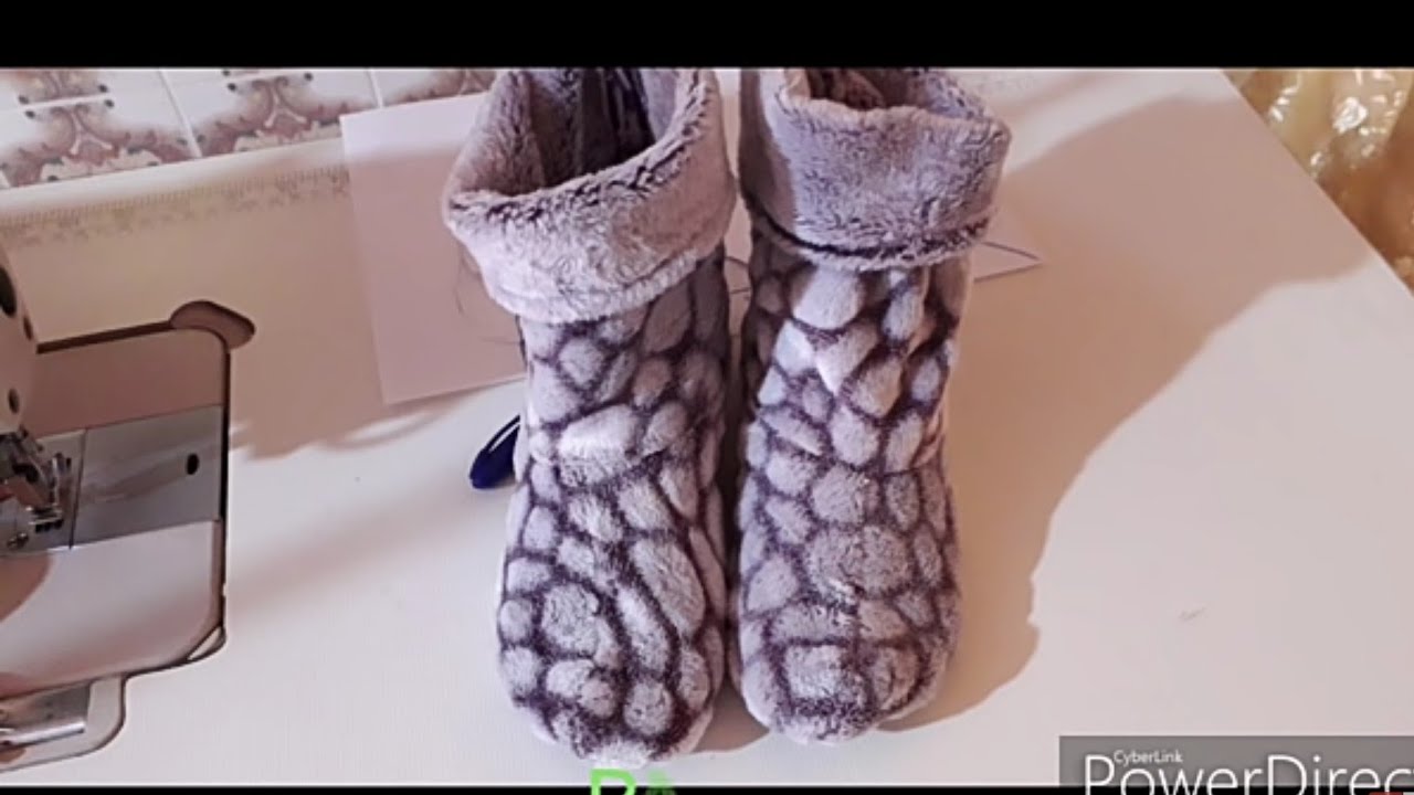 بقماش رائع إصنعي اروع جوارب كيوت ليهاد الشتاء / Diy winter socks