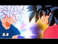 The DRACONIC WARRIOR / GT Goku (SSJ4) VS Goku (MUI) | Dragonball Hyper 2.5