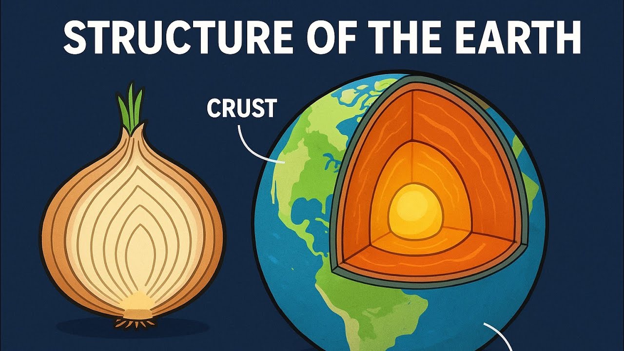Earth Explained पृथ्वी की संरचना समझो आसान भाषा में | Structure of the Earth Explained ...