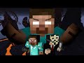 Pro and Hacker VS. Herobrine - Minecraft