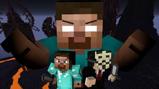 Pro and Hacker VS. Herobrine - Minecraft screenshot 3