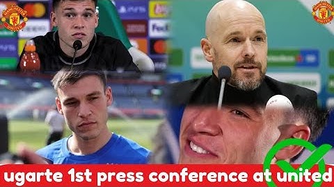 MANUEL UGARTE'S FIRST WORDS AS A MANCHESTER UNITED PLAYER AFTER SHOCK LOAN MOVE FROM PSG!