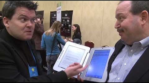 CES 2010 video - enTourage eDGe beyond ebook readers