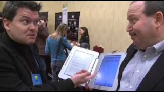 CES 2010 video - enTourage eDGe beyond ebook readers