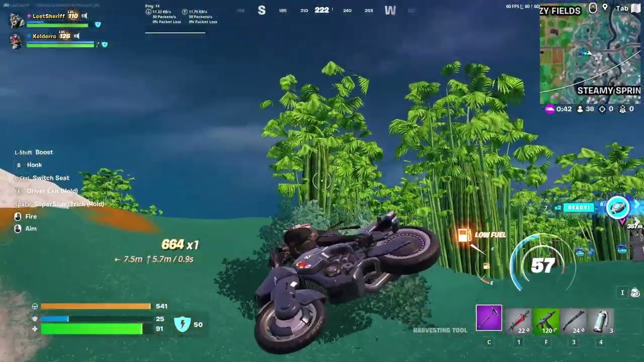 Score Trick Points on a bike