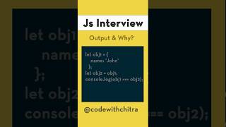 Celebrity #59 javascript interview questions | Object Property Comparison #shorts Profile