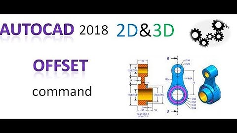 Offset command  Auto cad 2021