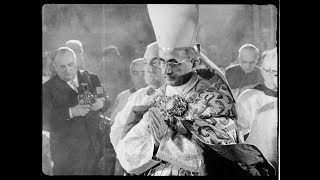 Pope Paul VI Consecrates Rebuilt Abbey of Monte Cassino (1964, HD)