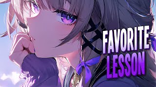 Nightcore - favorite lesson | yaeow & Keenan Te [Sped Up]