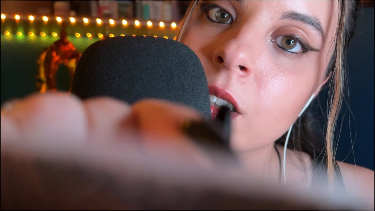 ASMR Tapo tus ojos para que te duermas 😴 Visual, Inaudible, Plucking y Brushing