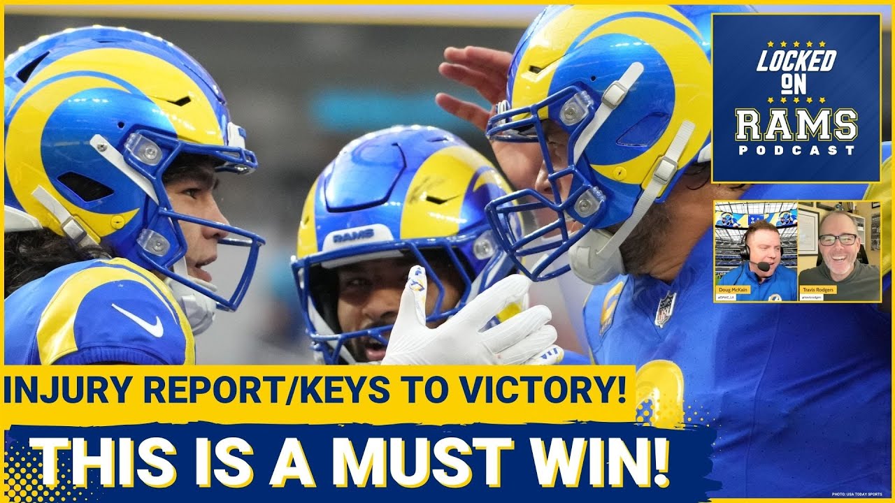 MUST-WIN: 5 BIG Keys to Rams Beating Colts! Friday Injury Report, Key Matchups, Predictions, & More!